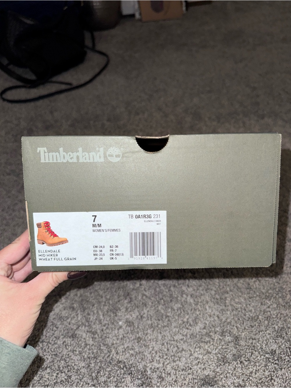 Timberland Women’s Leather Boots with red laces - Picture 5 of 5